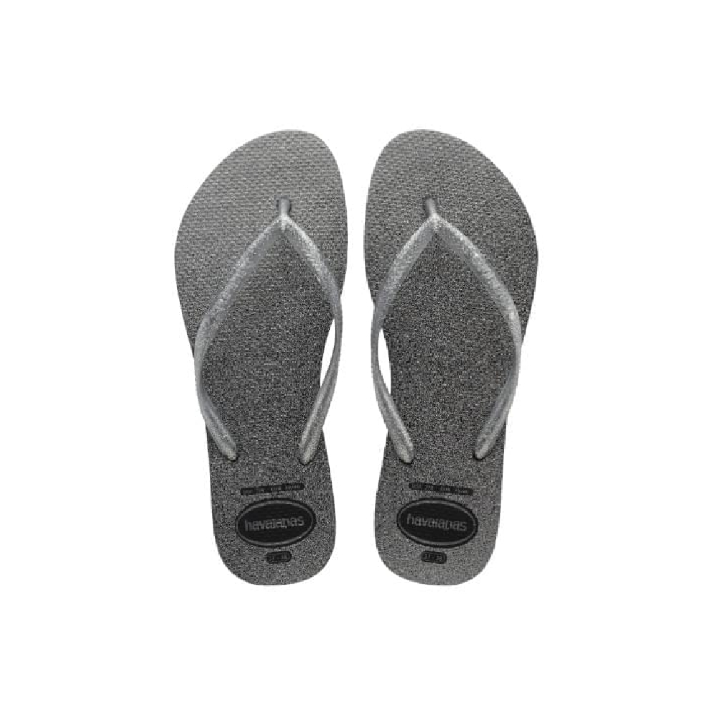 SANDALIA HAVAIANAS FEMININA SLIM GLOSS PRETO 33/34