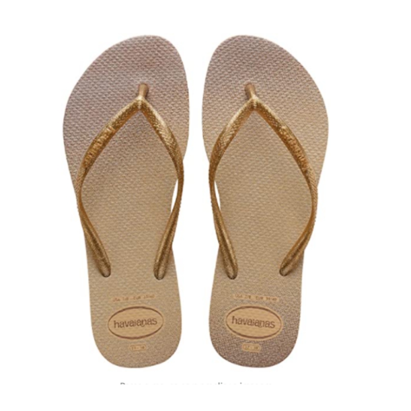SANDALIA HAVAIANAS FEM SLIM GLOSS DOURADO 35/36