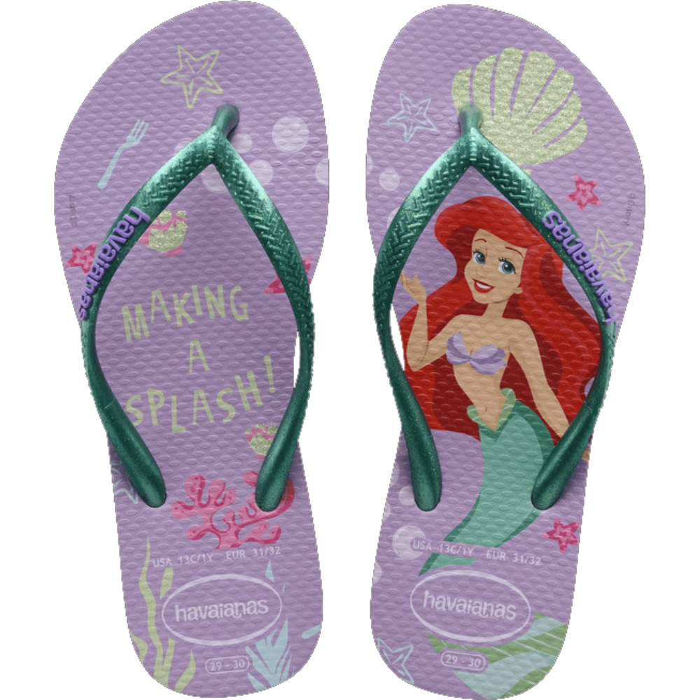 SANDALIA HAVAIANAS KIDS SLIM PRINCESS ARIEL 31/32