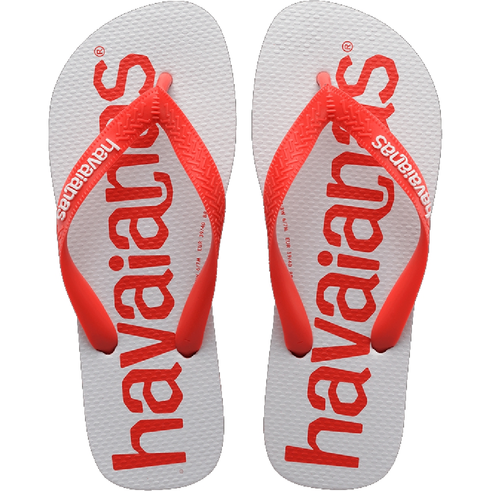 SANDALIA HAVAIANAS TOP LOGOMANIA2 BRANCO 35/36