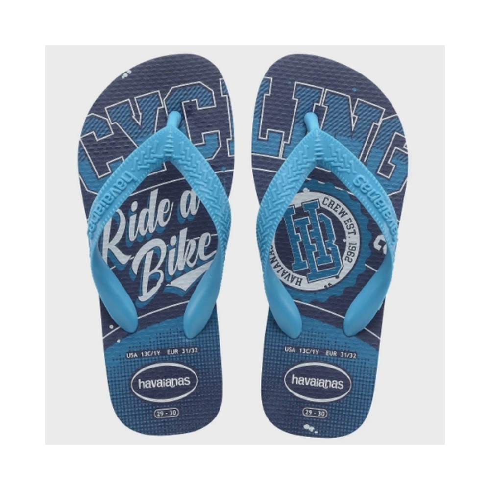SANDALIA HAVAIANAS KIDS ATHLETIC NOVO GRAFIT/BRANCO 29/30