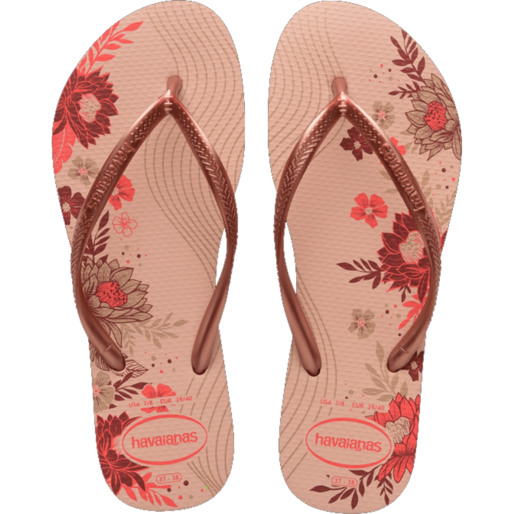 SANDALIA HAVAIANAS SLIM ORGANIC ROSA BALLET 39/40
