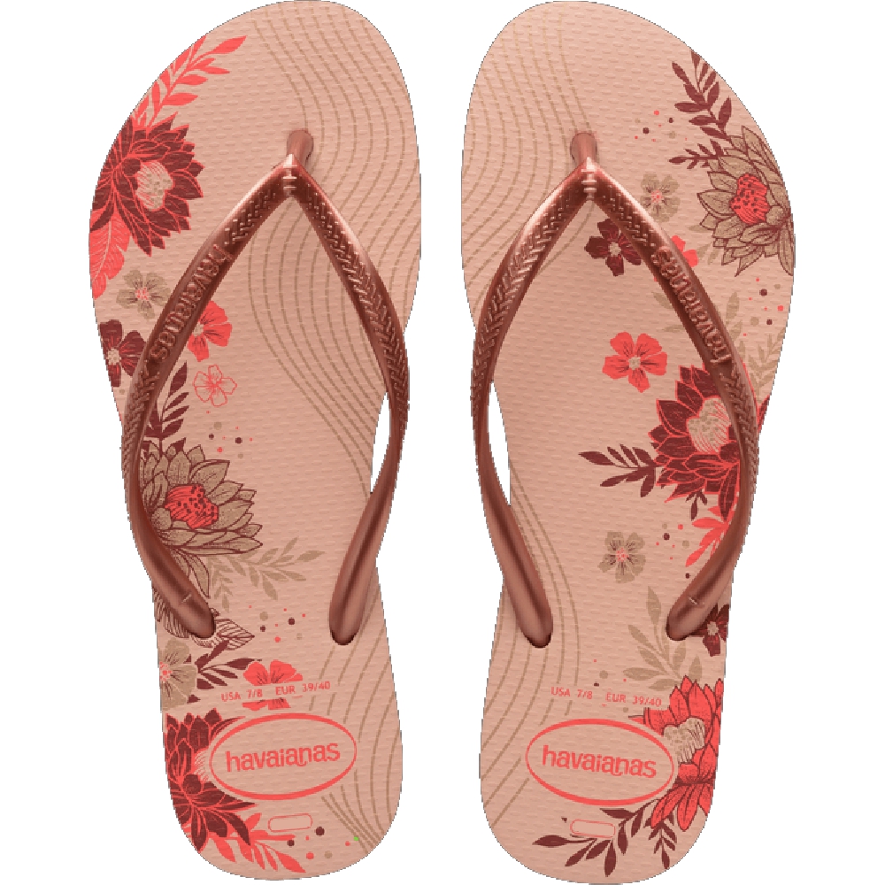 SANDALIA HAVAIANAS SLIM ORGANIC ROSA BALLET 41/42