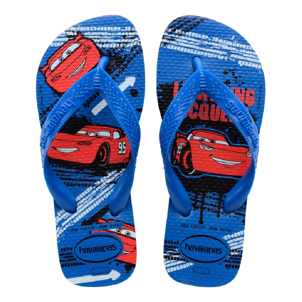 SANDALIA HAVAIANAS KIDS CARS AZUL ESTRELA 27/28