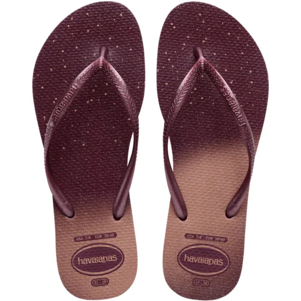 SANDALIA HAVAINAS SLIM GLOSS TERRA ROXA 37/38