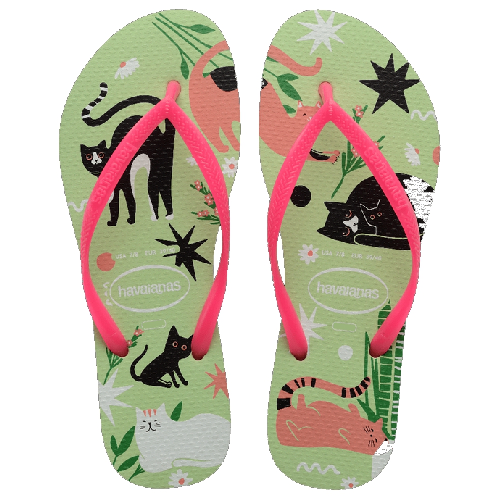 SANDALIA HAVAIANAS SLIM PETS CITRONELA 39/40