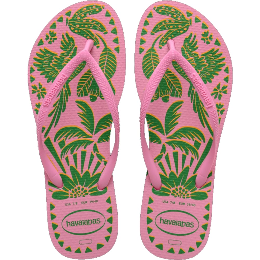 SANDALIA HAVAIANAS FEMININA SLIM TUCANO PINK LEMONADE 41/42