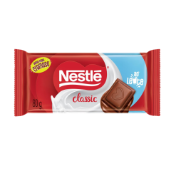 CHOCOLATE NESTLE CLASSIC AO LEITE 80 GR
