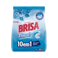 SABAO EM PO BRISA AZUL FLORAL E BICARBONATO SACHET 800GR