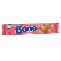 BISCOITO NESTLE BONO RECHEADO MORANGO 90GR