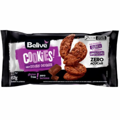 COOKIES BELIVE ZR S/GLUTEN DOUB CHOC 67G