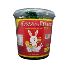 OVO PASCOA PURISSIMO AO LEITE POTE N5 600GR