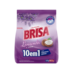 SABAO EM PO BRISA LILAS LAVANDA E COCO SACHET 1,6KG
