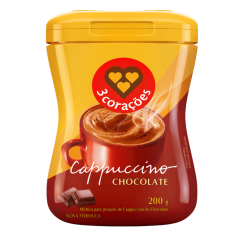 CAFE CAPUC 3 CORAC. CHOC. PT 200GR
