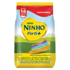 LEITE PO NINHO COMPOSTO LACTEO FIBRAS SACHE 350GR