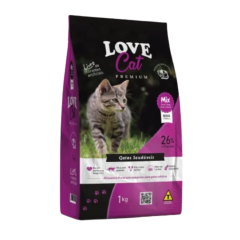 RACAO GATO LOVE CAT MIX 1 KG
