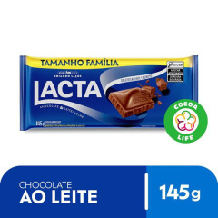 CHOCOLATE LACTA AO LEITE 145GR