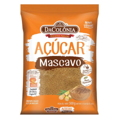 ACUCAR MASCAVO DACOLONIA 500G