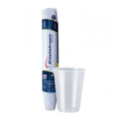 COPO DESCARTAVEL GLASS BRANCO PS 300ML 100UN