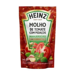 MOLHO PRONTO HEINZ MANJERICAO SACHET 240 GR