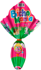 OVO PASCOA BICHO MANIA AO LEITE N9 70GR