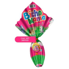 OVO PASCOA BICHO MANIA AO LEITE N9 70GR
