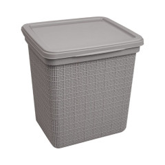 LIXEIRA JAGUAR PARA PIA COM TAMPA JUTA 3,7LT