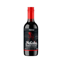BEBIDA VINHO MALU BORDO TINTO SUAVE 245ML