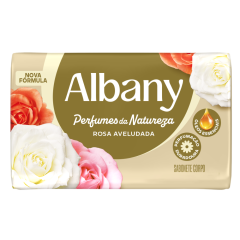 SABONETE ALBANY PERFUMADO BRANCO 80GR