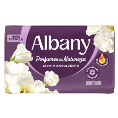SABONETE ALBANY PERFUMADO JASMIM 80GR
