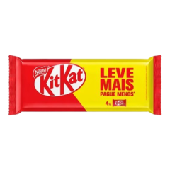 CHOCOLATE KIT KAT AO LEITE 4X41.5GR