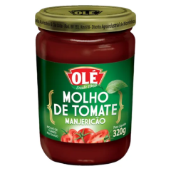 MOLHO TOMATE OLE MANJERICAO VIDRO 420GR