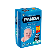 FRALDA PANDA MEDIA M 9UN