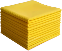 PANO CASTILHO MICROFIBRA AMARELO 28X31